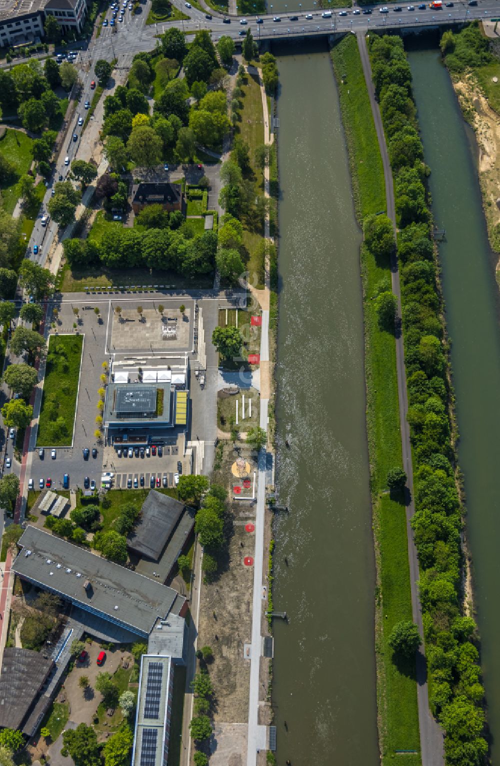 Luftbild Hamm - Wassersportzentrum in Hamm im Bundesland Nordrhein-Westfalen, Deutschland