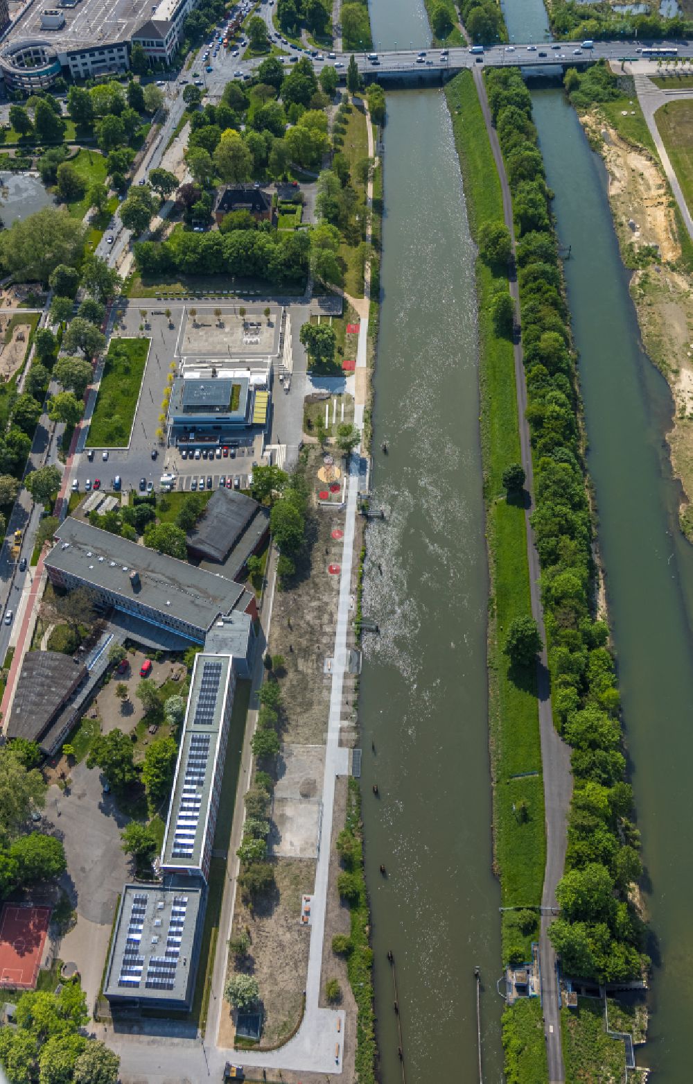 Hamm von oben - Wassersportzentrum in Hamm im Bundesland Nordrhein-Westfalen, Deutschland