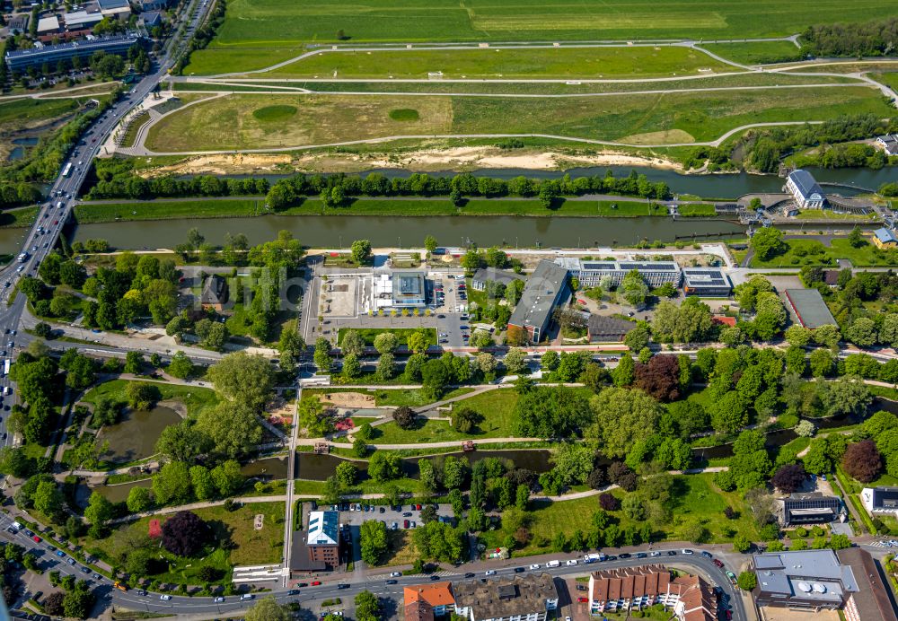 Hamm aus der Vogelperspektive: Wassersportzentrum in Hamm im Bundesland Nordrhein-Westfalen, Deutschland