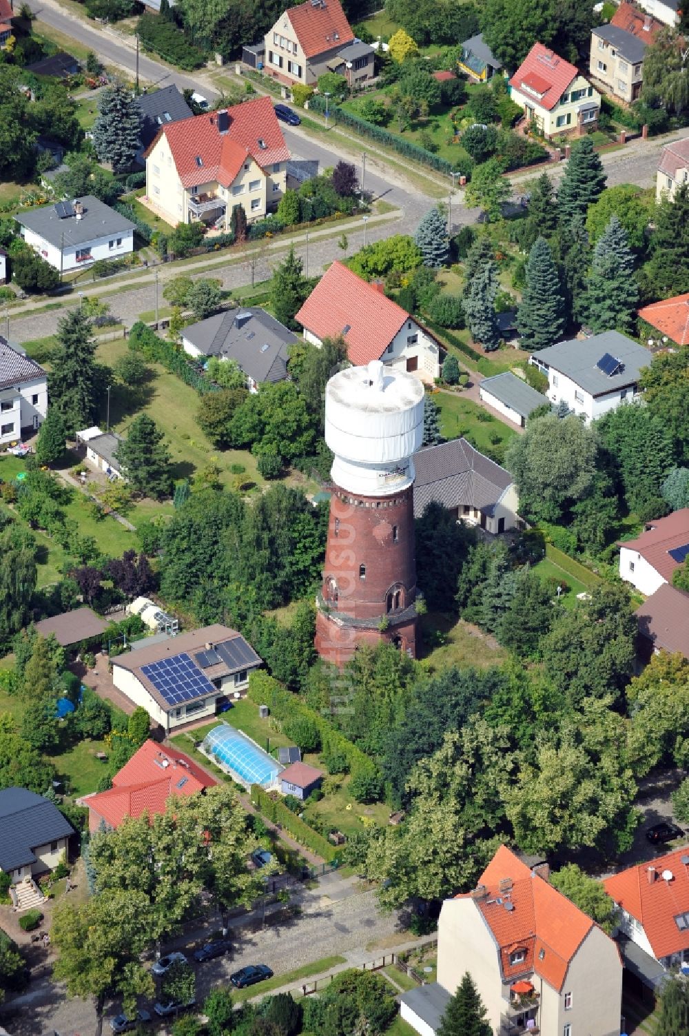 Berlin von oben - Wasserturm Altglienicke in Grünau in Berlin