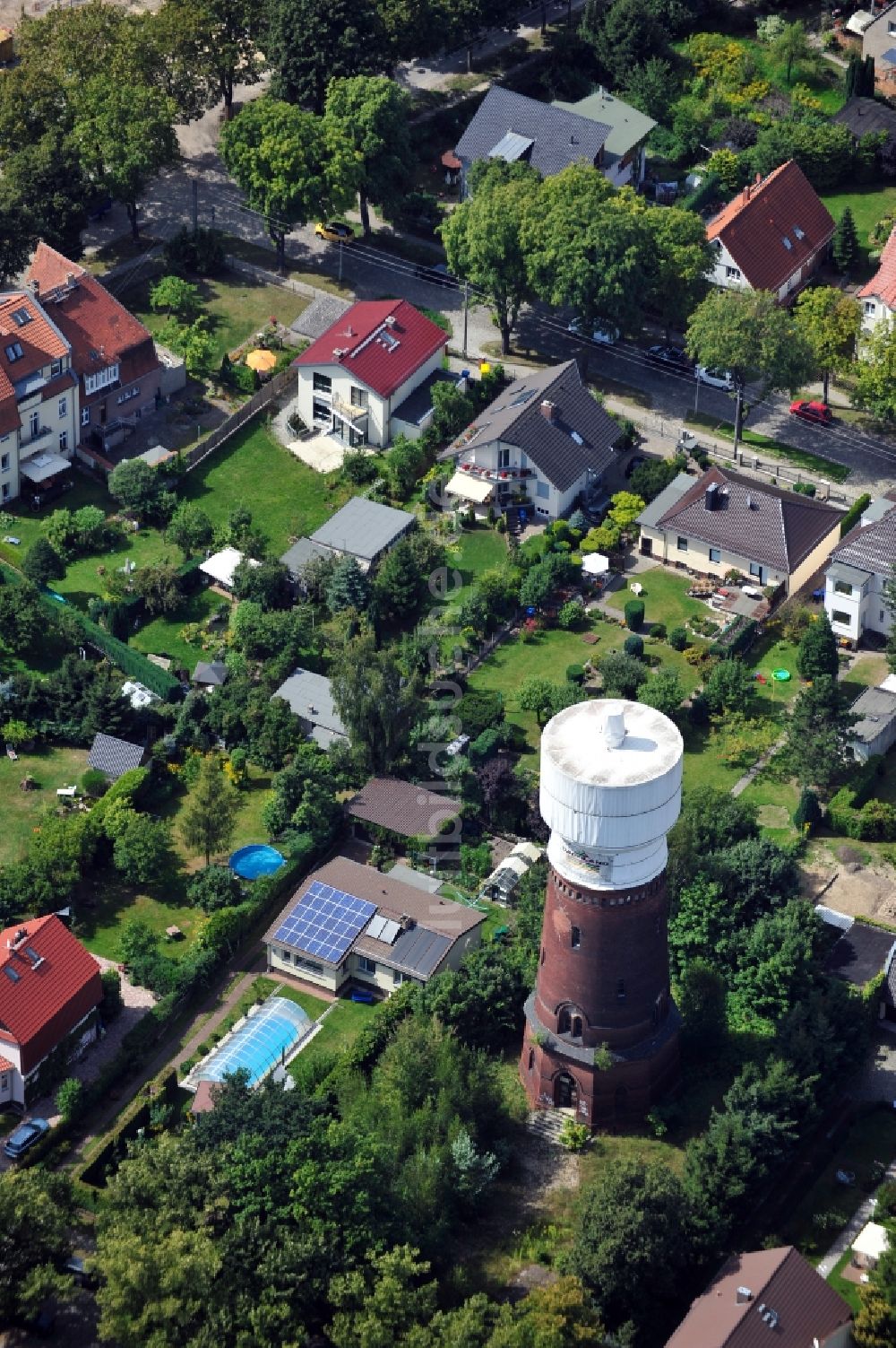 Luftbild Berlin - Wasserturm Altglienicke in Grünau in Berlin