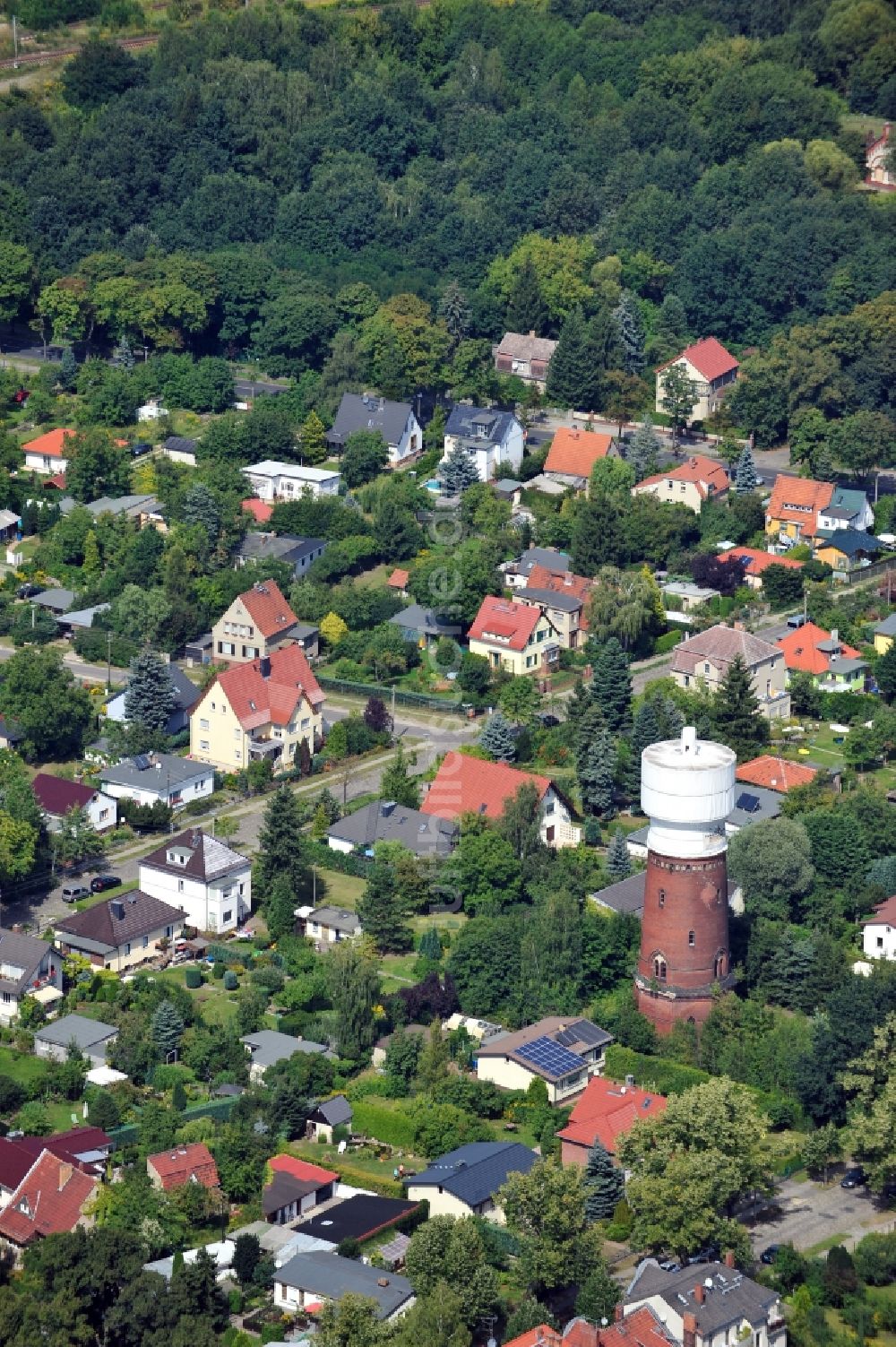 Luftbild Berlin - Wasserturm Altglienicke in Grünau in Berlin