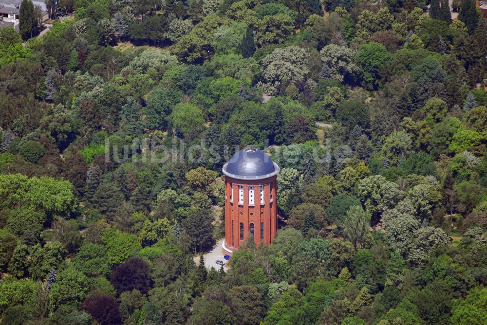 Luftbild Berlin - Wasserturm Berlin Steglitz