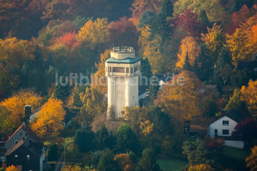 Luftaufnahme Witten - Wasserturm Bommerholz in Witten-Bommerholz im Bundesland Nordrhein-Westfalen