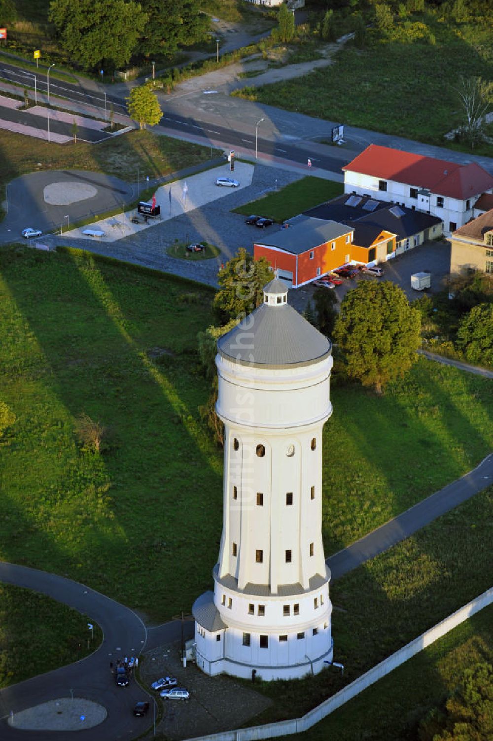 Luftbild Eilenburg - Wasserturm in Eilenburg