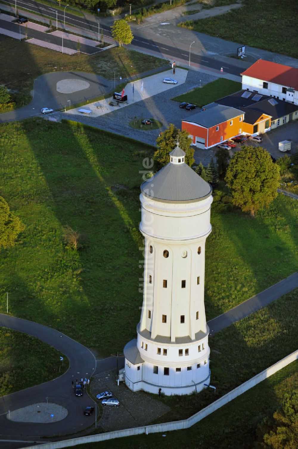 Luftaufnahme Eilenburg - Wasserturm in Eilenburg