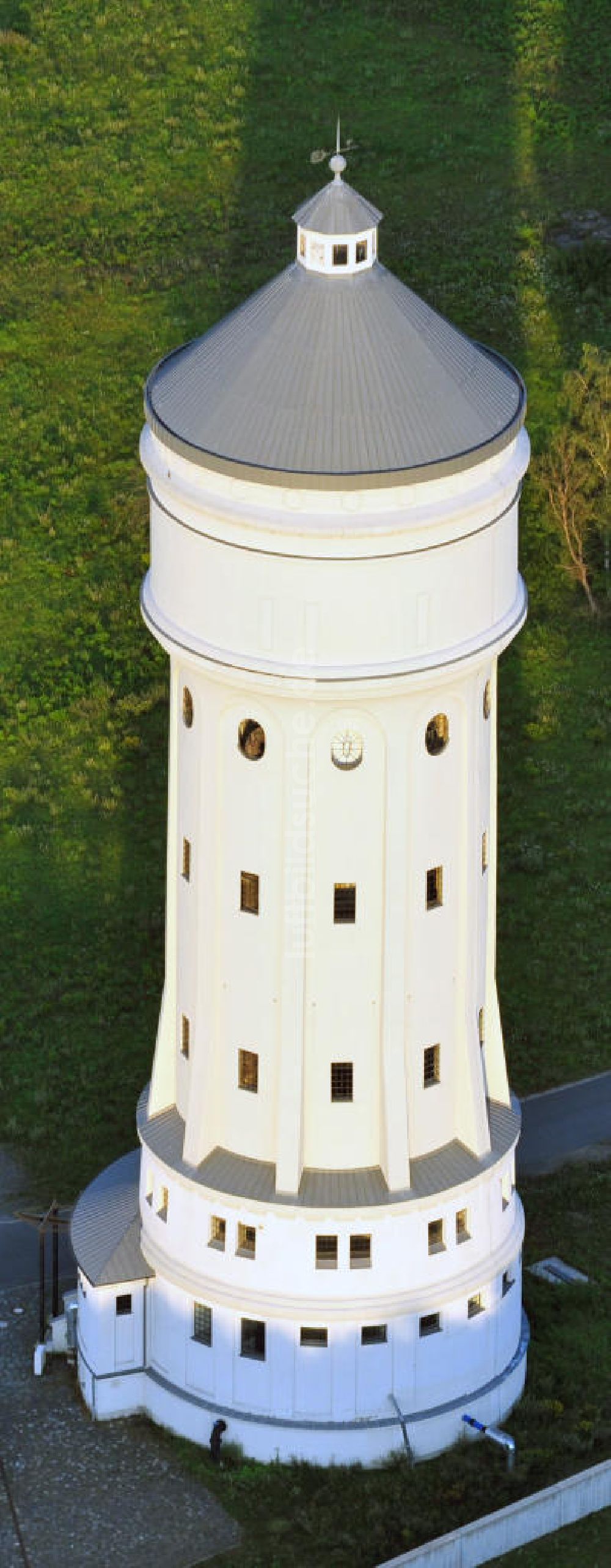 Eilenburg von oben - Wasserturm in Eilenburg