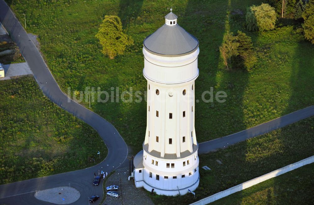 Luftbild Eilenburg - Wasserturm in Eilenburg