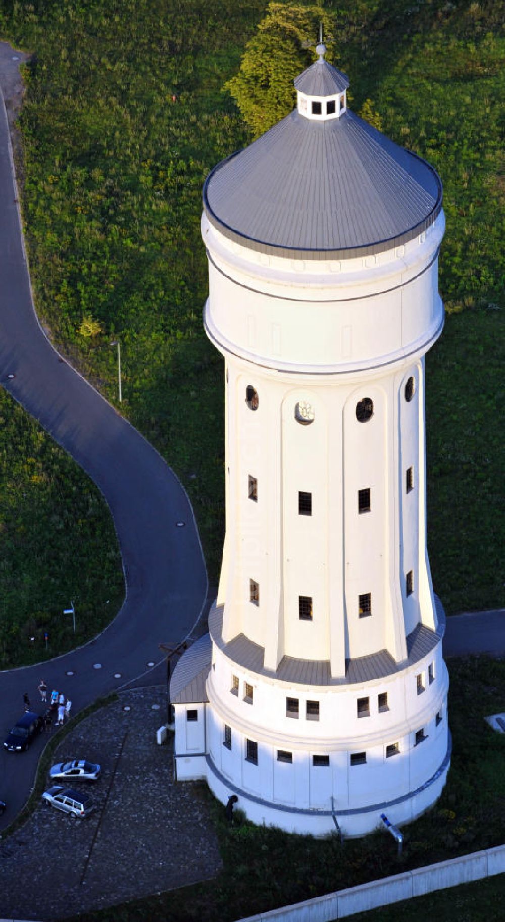 Eilenburg von oben - Wasserturm in Eilenburg