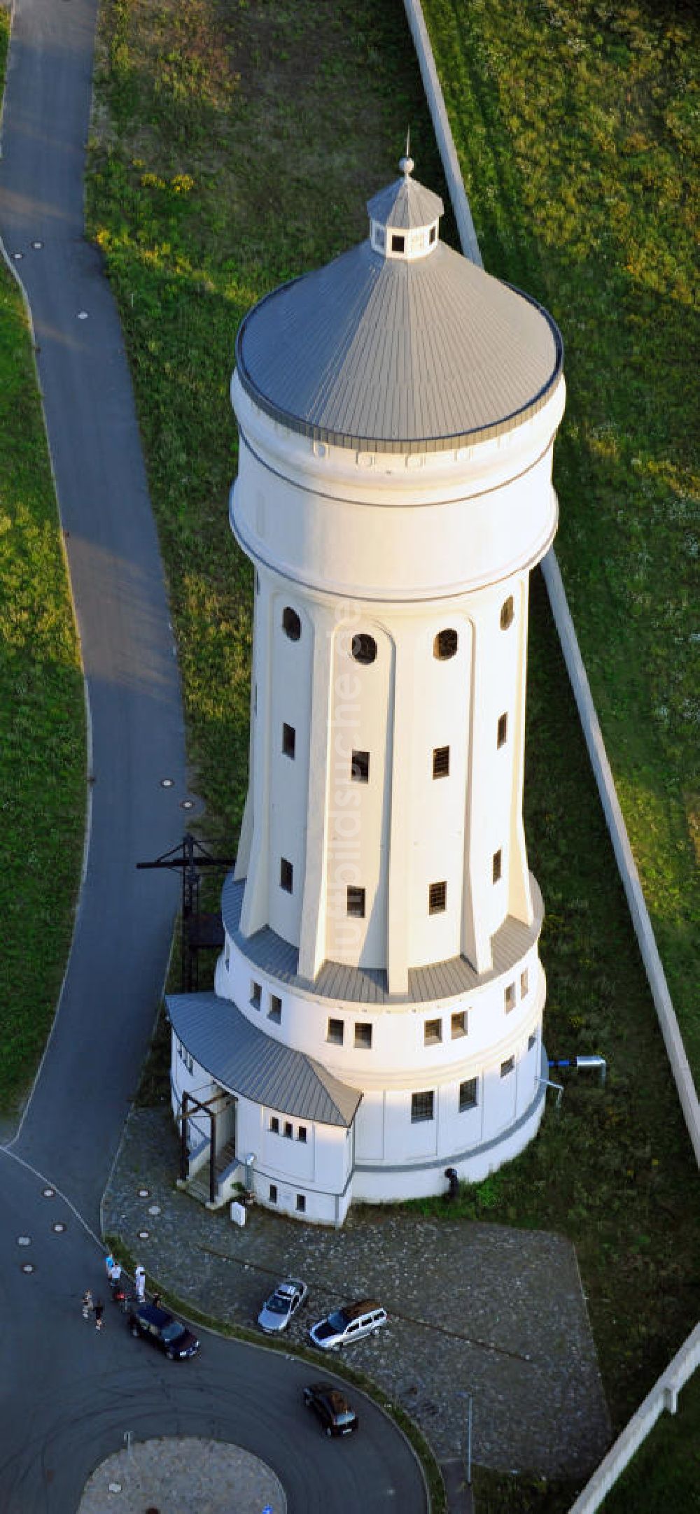 Eilenburg aus der Vogelperspektive: Wasserturm in Eilenburg