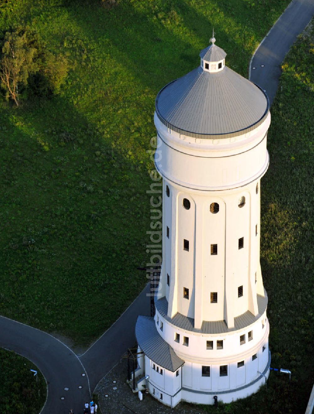 Luftbild Eilenburg - Wasserturm in Eilenburg