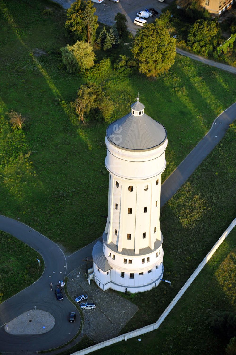 Eilenburg von oben - Wasserturm in Eilenburg