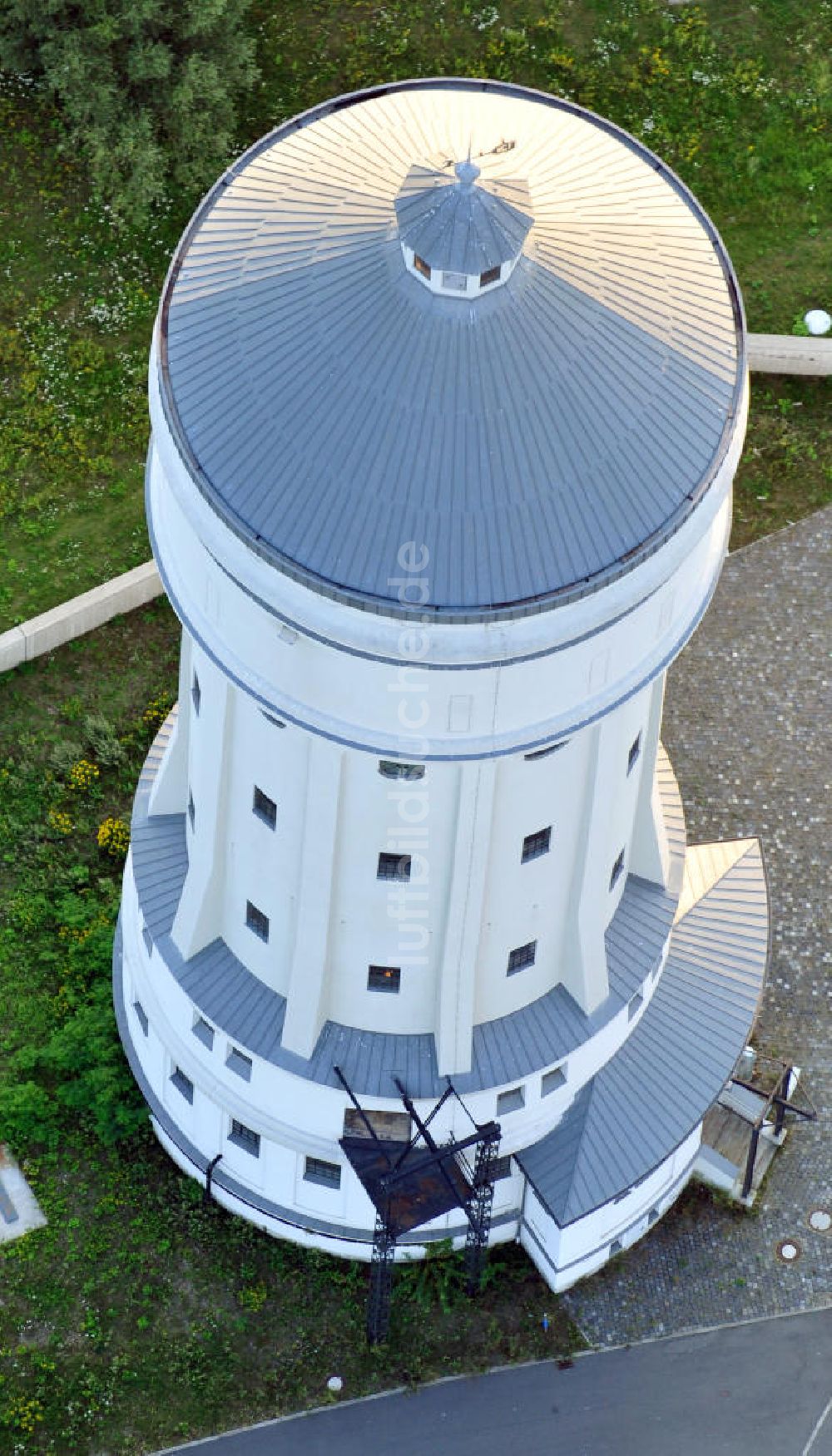 Eilenburg aus der Vogelperspektive: Wasserturm in Eilenburg