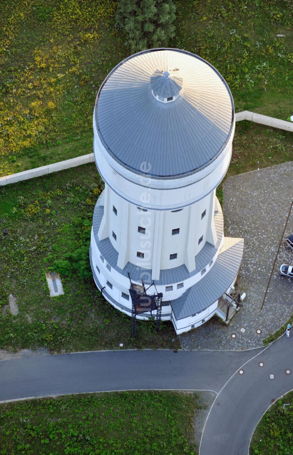 Luftbild Eilenburg - Wasserturm in Eilenburg