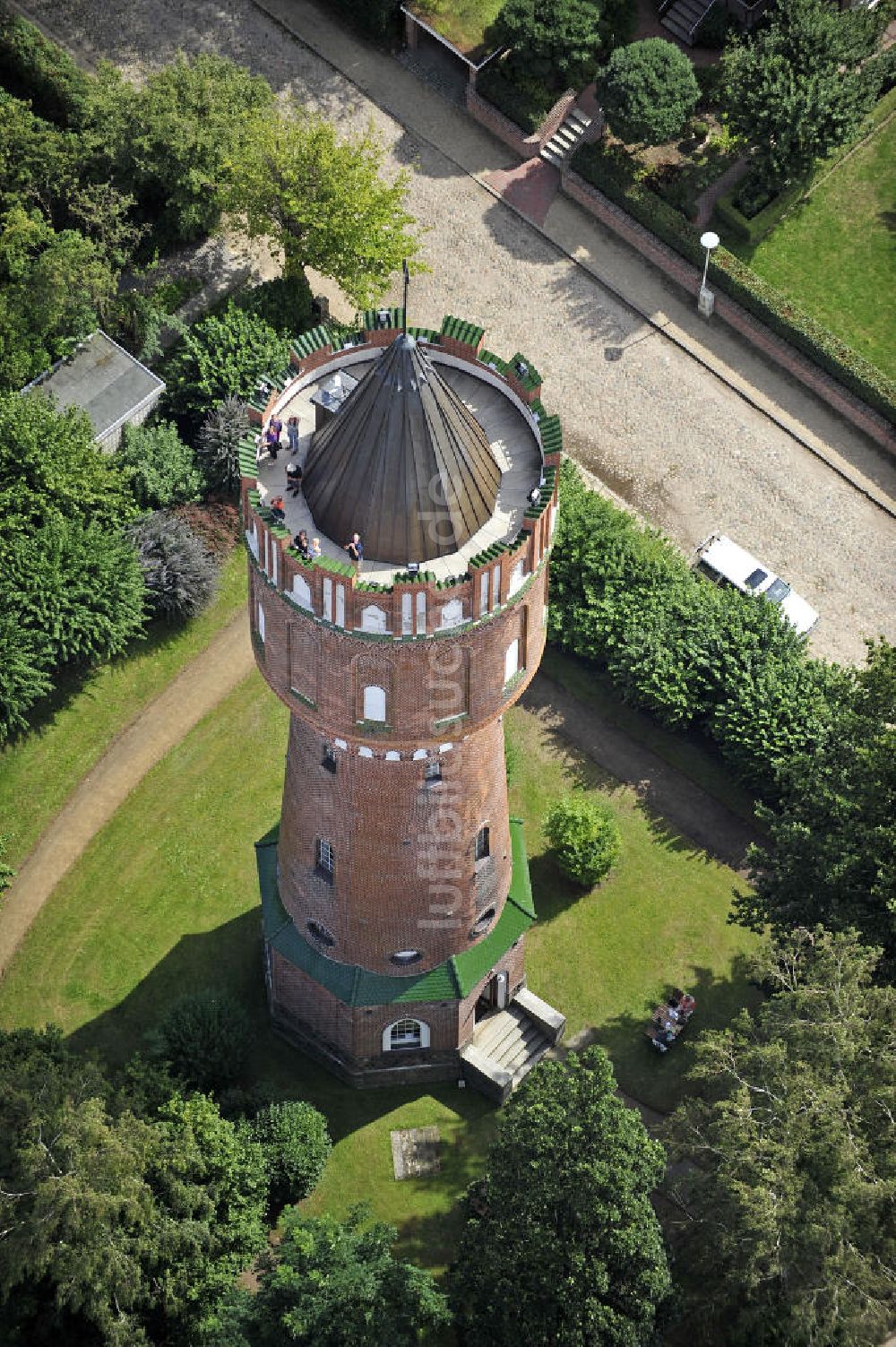 Eutin aus der Vogelperspektive: Wasserturm Eutin