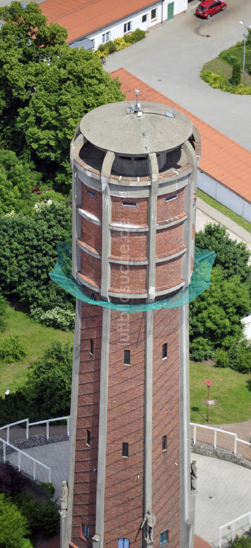 Luftbild Genthin - Wasserturm in Genthin