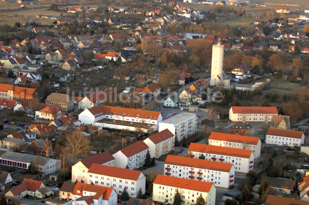 Luftbild Gräfenhainichen - Wasserturm von Gräfenhainichen