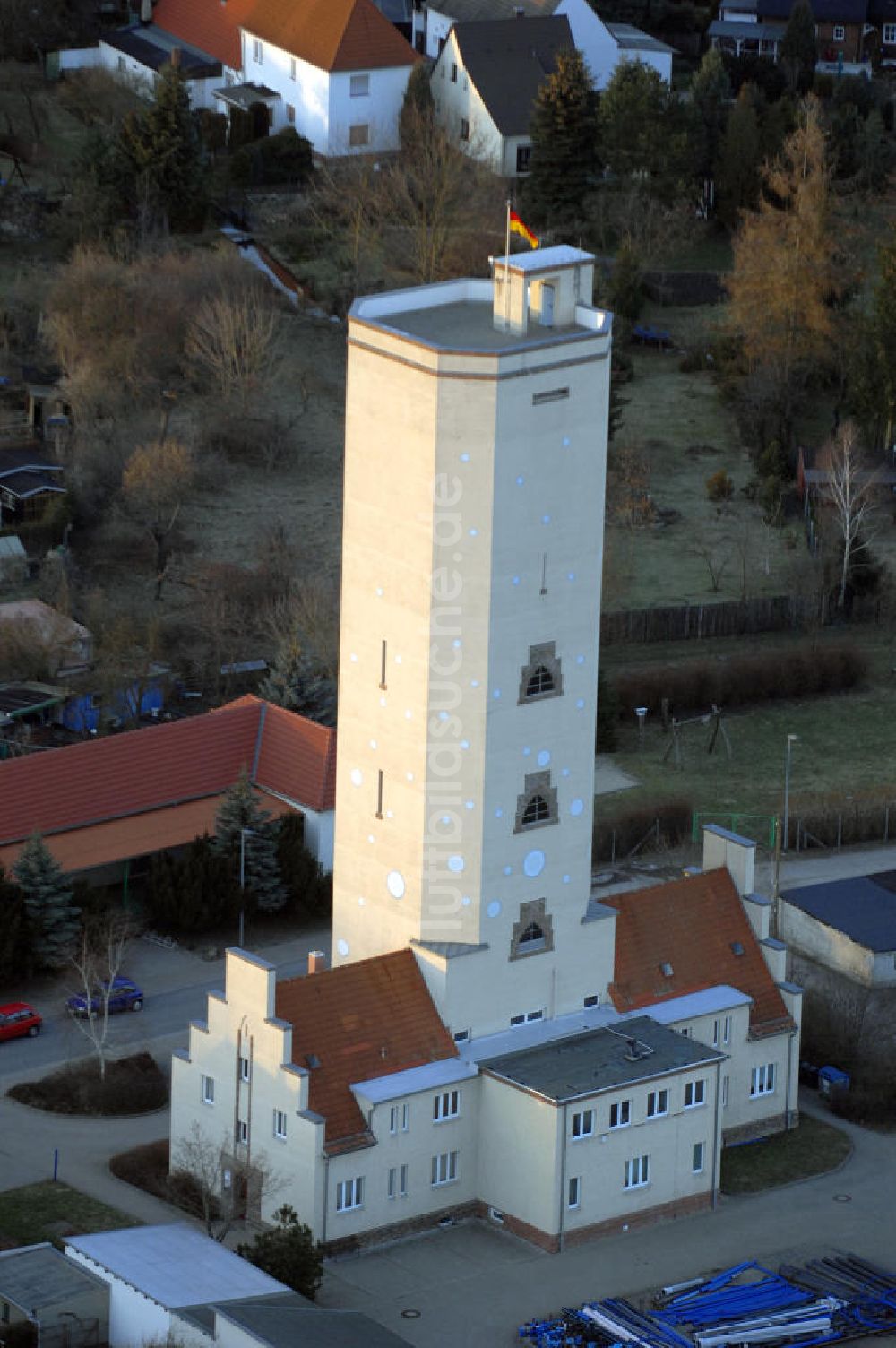 Luftbild Gräfenhainichen - Wasserturm von Gräfenhainichen