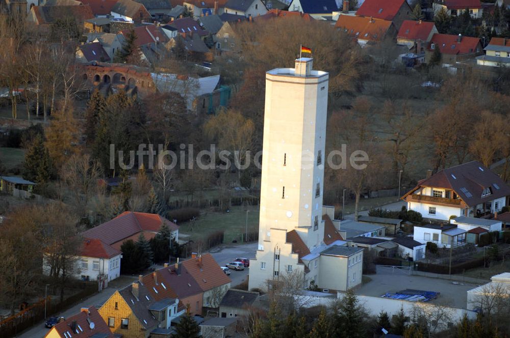 Luftaufnahme Gräfenhainichen - Wasserturm von Gräfenhainichen