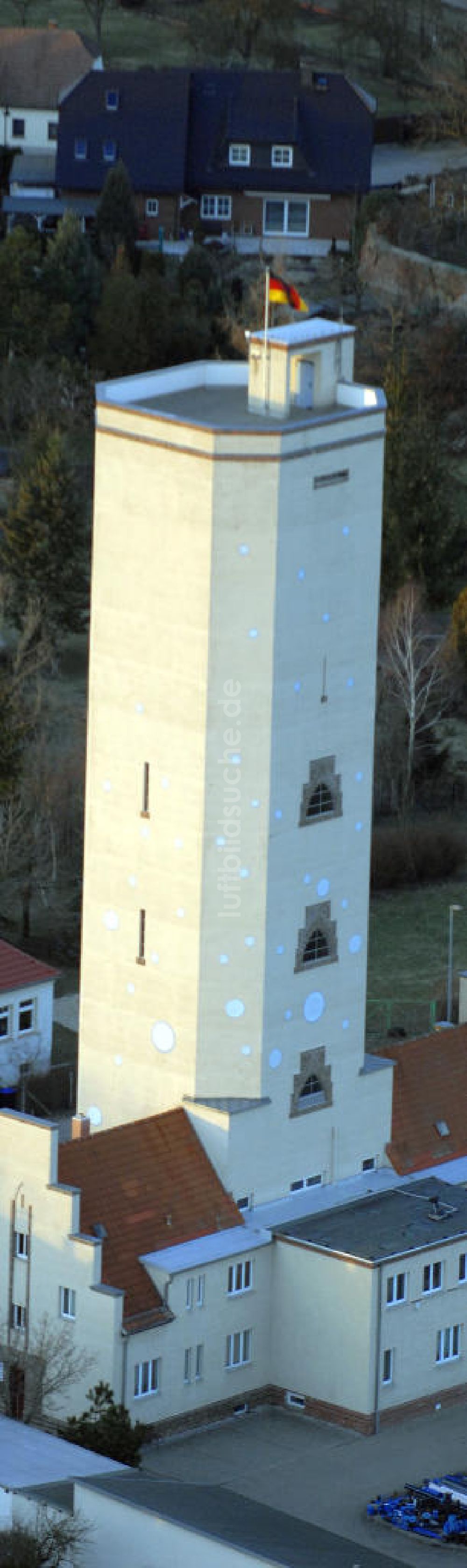 Gräfenhainichen aus der Vogelperspektive: Wasserturm von Gräfenhainichen