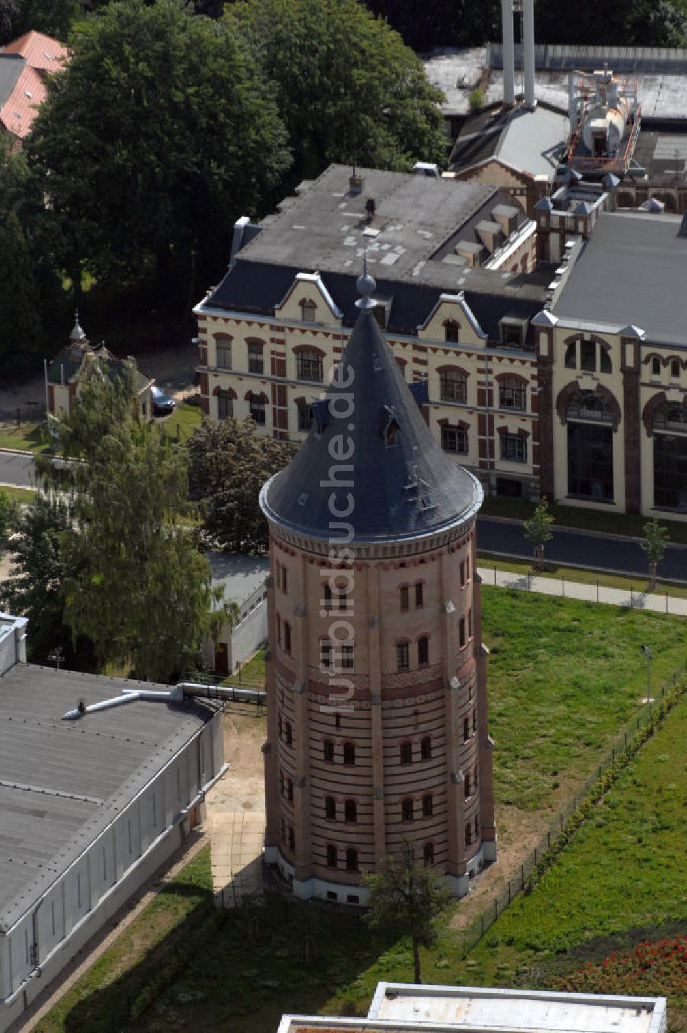 Görlitz von oben - Wasserturm Görlitz