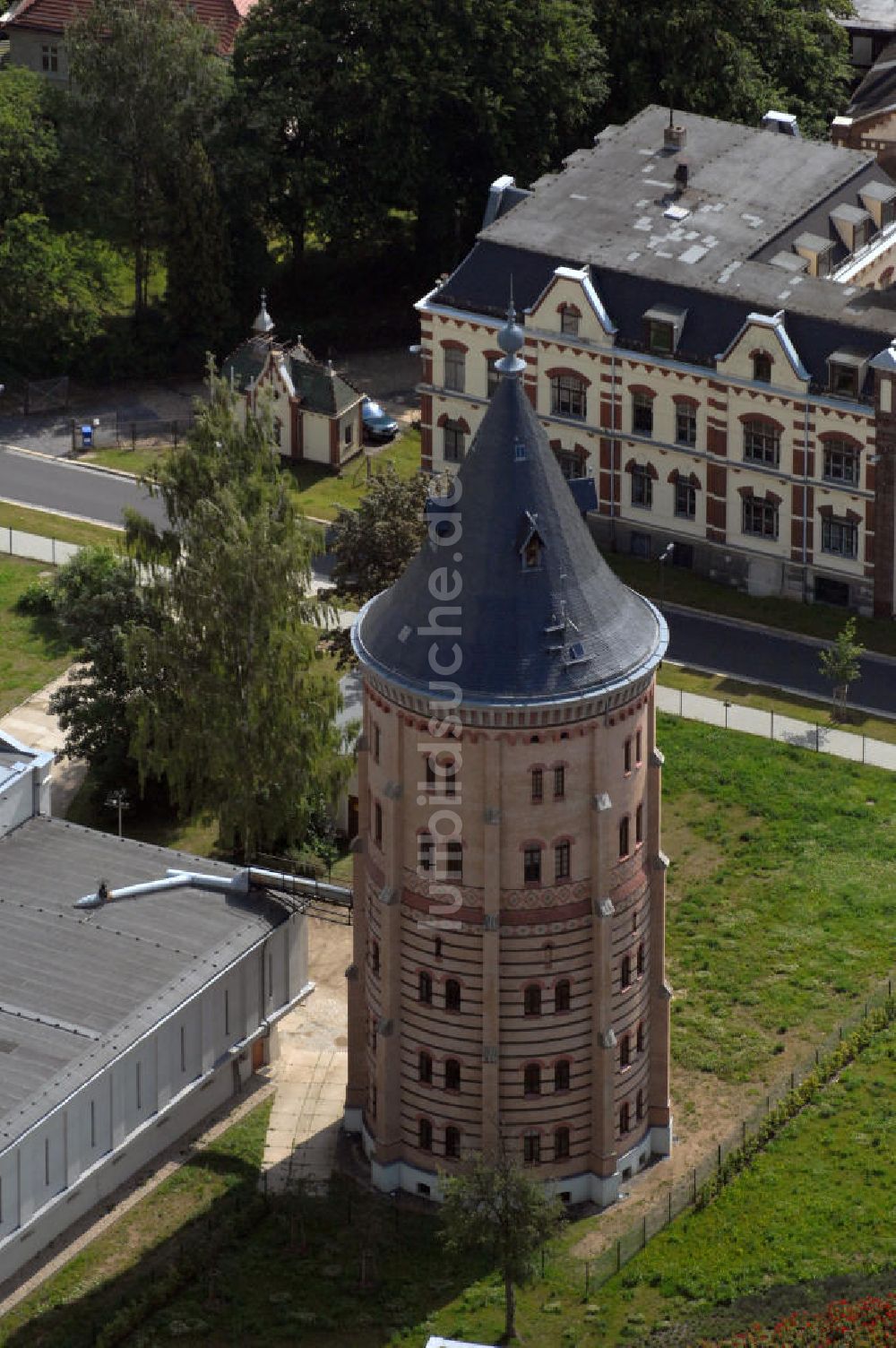 Görlitz aus der Vogelperspektive: Wasserturm Görlitz