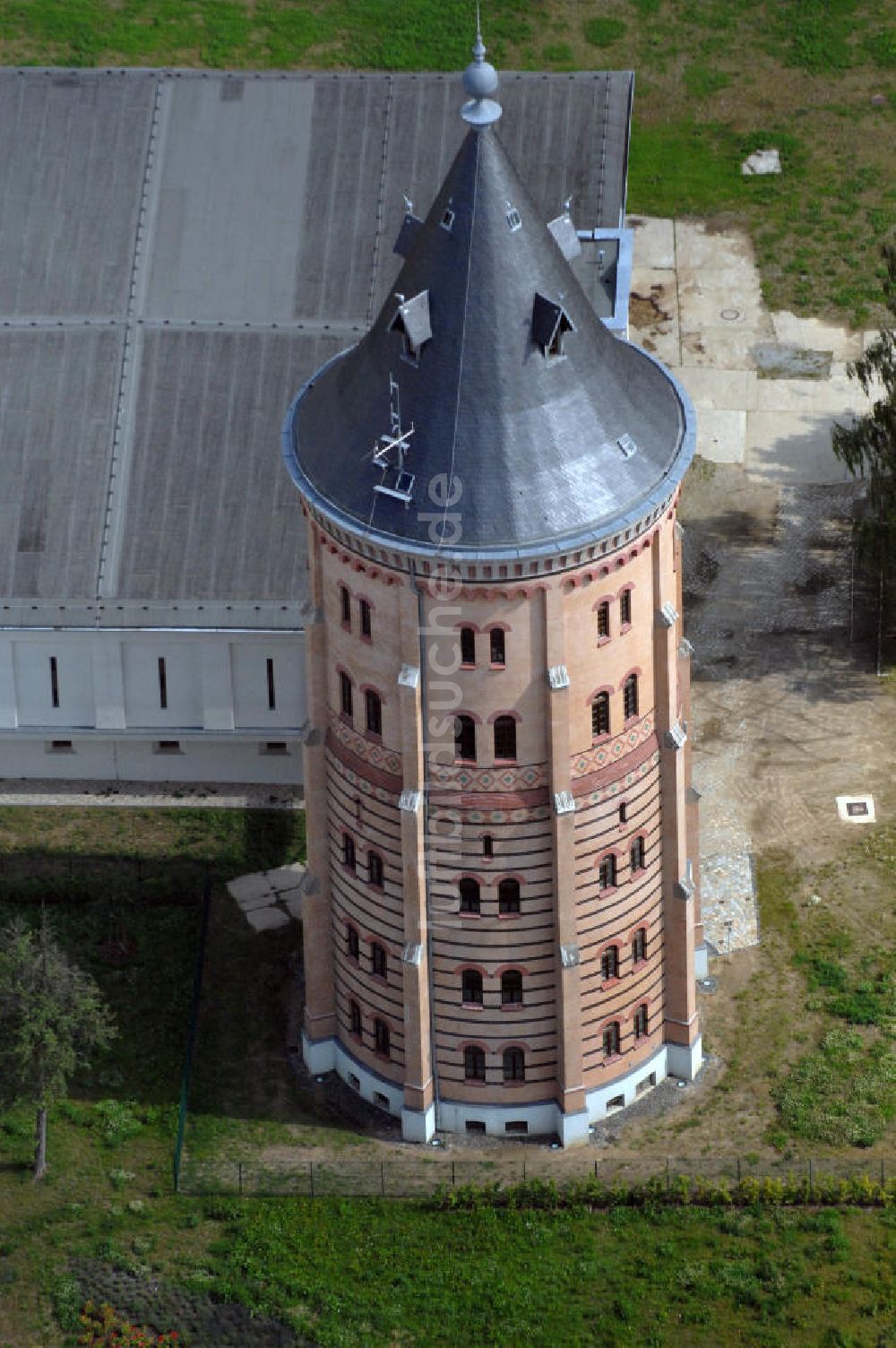 Luftaufnahme Görlitz - Wasserturm Görlitz