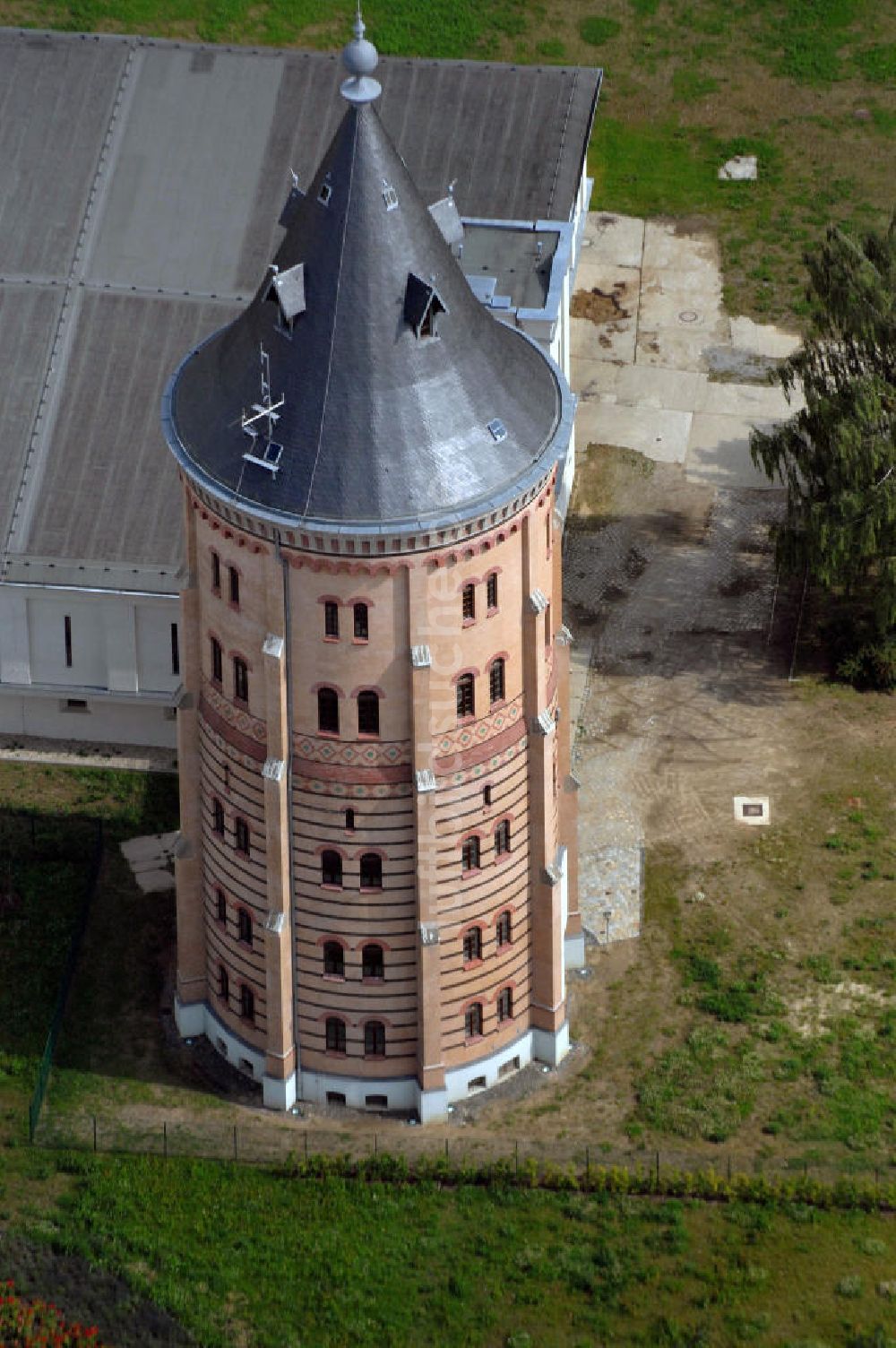 Görlitz von oben - Wasserturm Görlitz