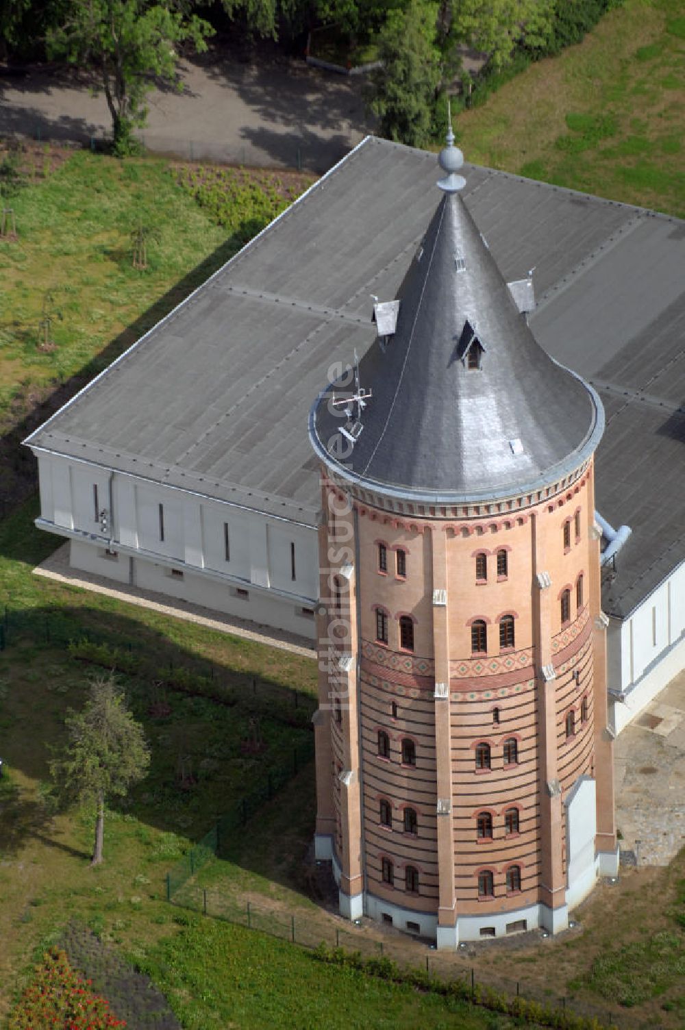 Luftbild Görlitz - Wasserturm Görlitz