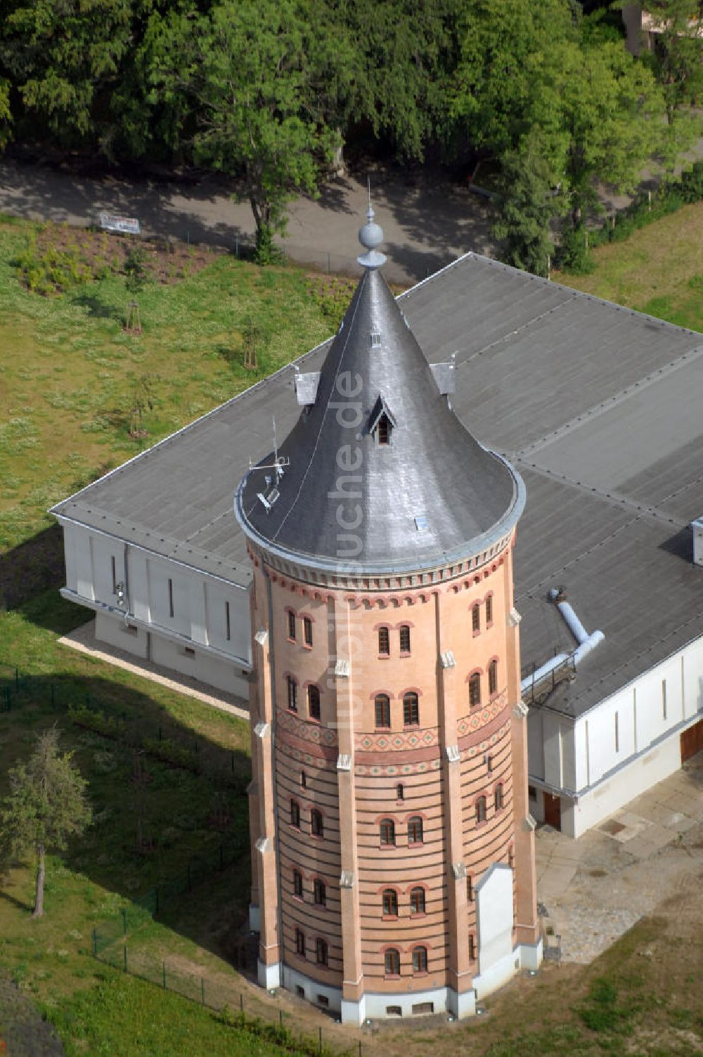 Görlitz von oben - Wasserturm Görlitz