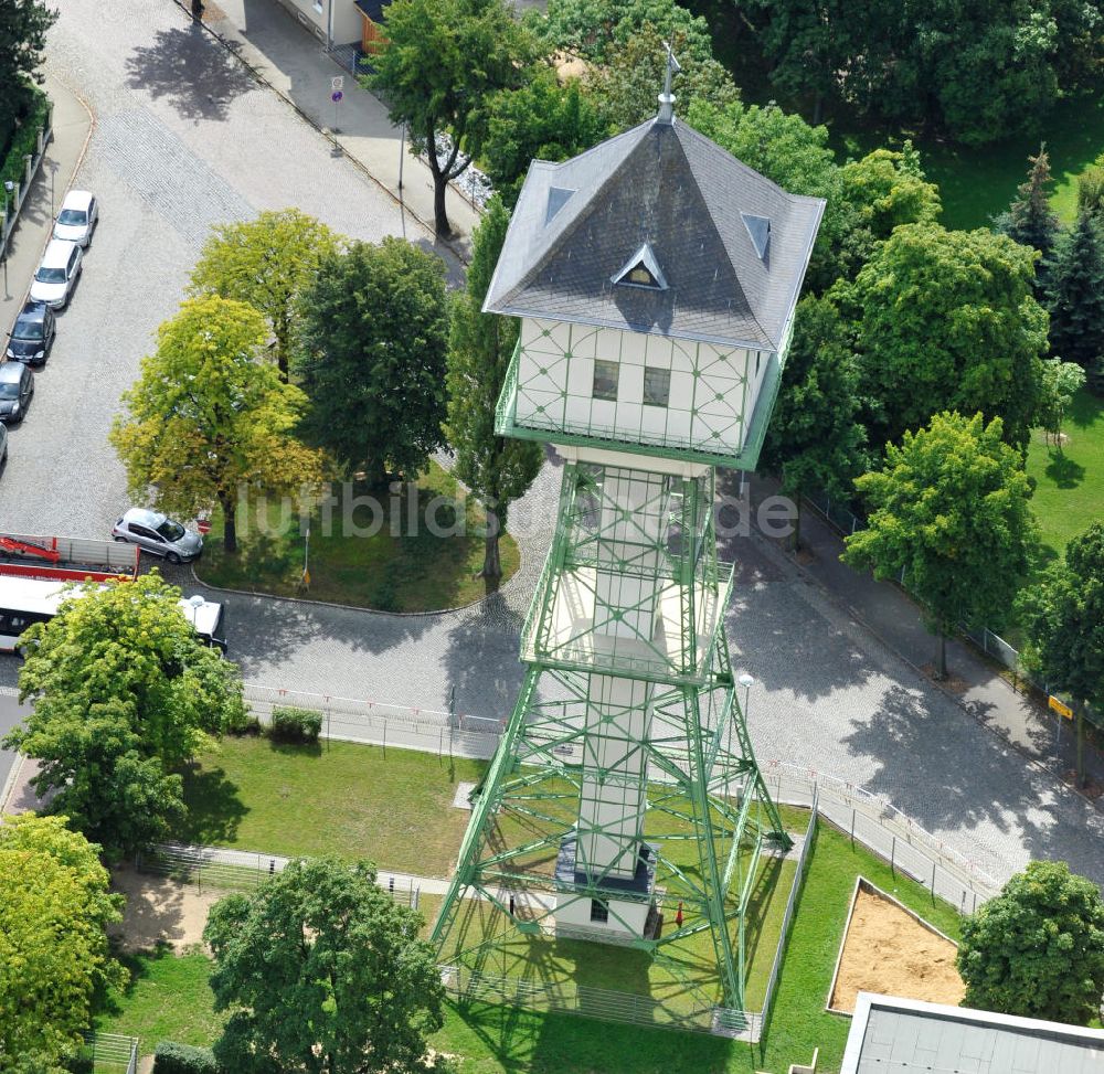 Luftaufnahme Groitzsch - Wasserturm in Groitzsch