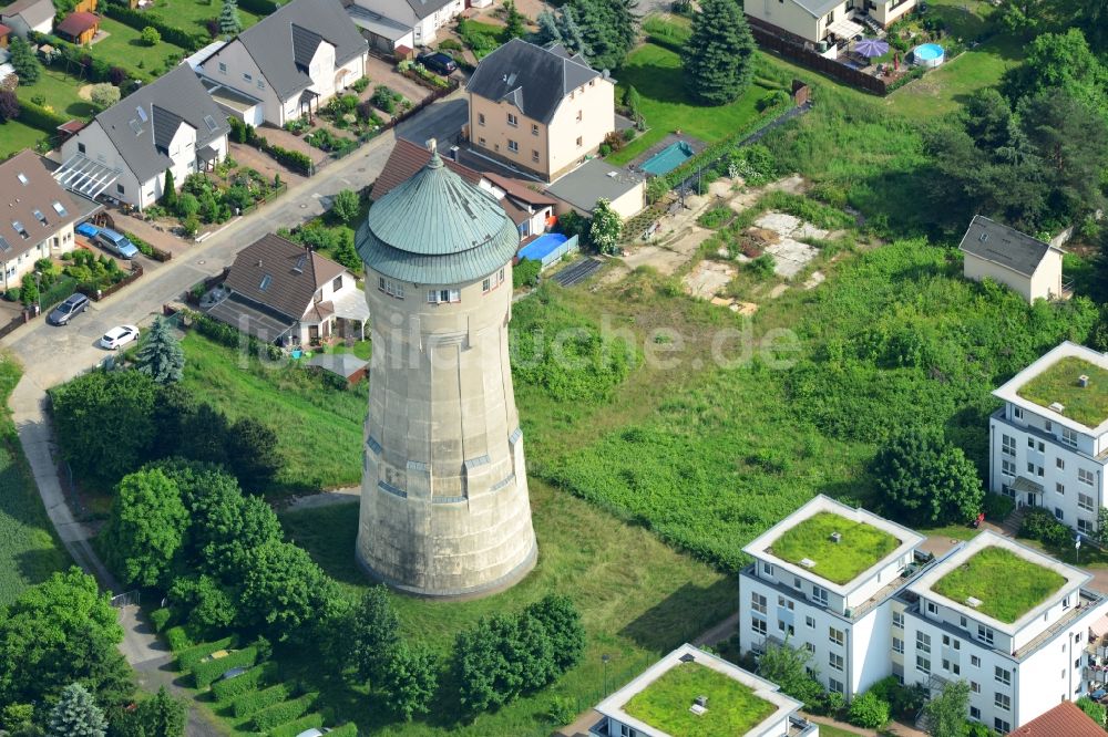 Leipzig aus der Vogelperspektive: Wasserturm Leipzig - Wahren im Bundesland Sachsen