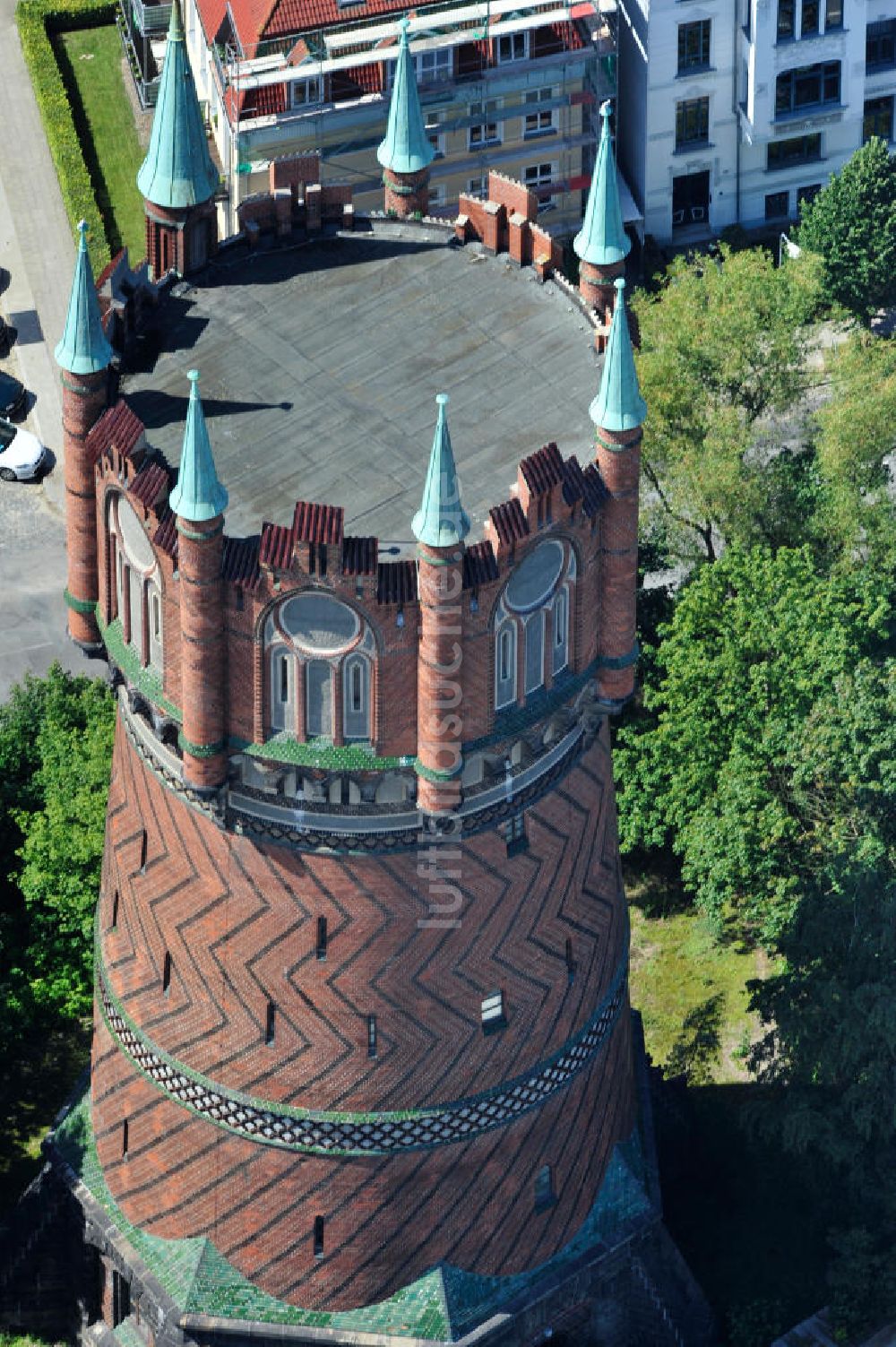 Luftbild Rostock - Wasserturm von Rostock / water tower of Rostock