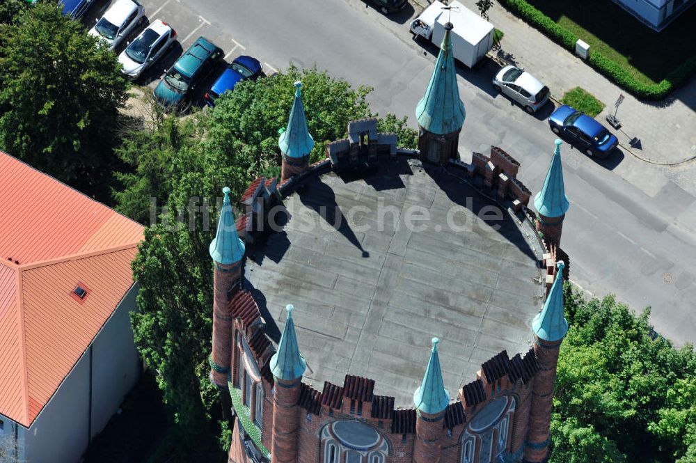 Rostock von oben - Wasserturm von Rostock / water tower of Rostock