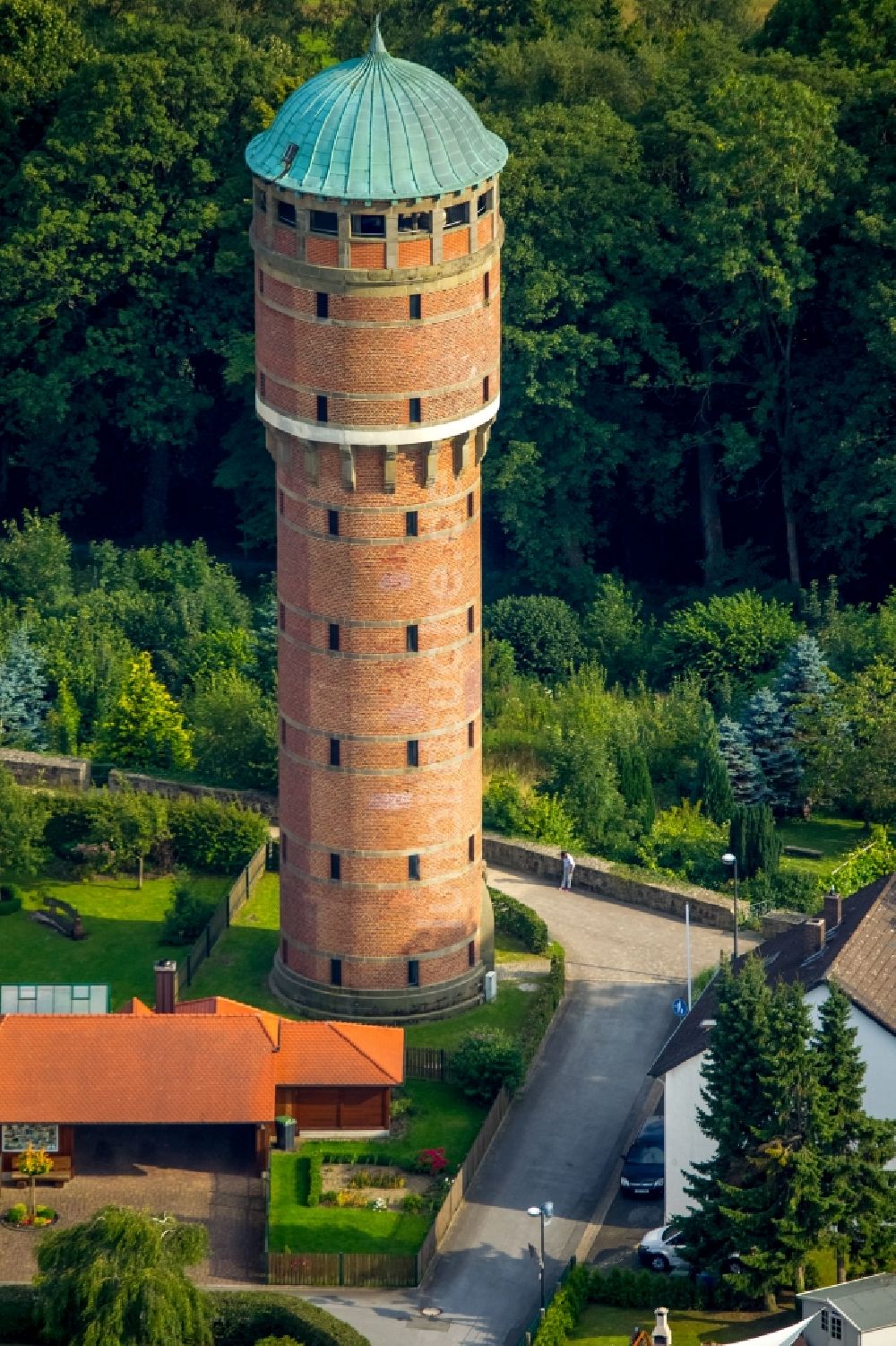 Luftbild Rüthen - Wasserturm in Rüthen im Bundesland Nordrhein-Westfalen