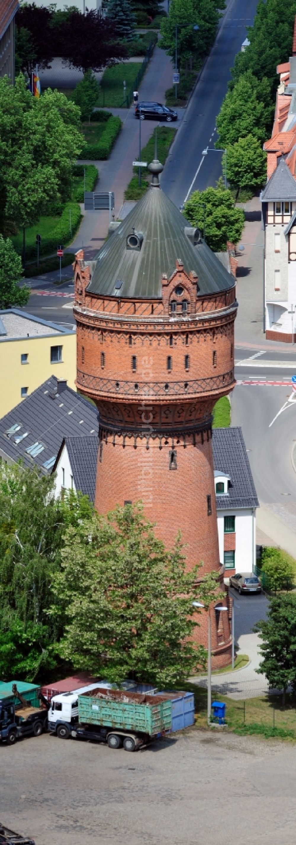 Luftbild Torgau - Wasserturm Torgau im Bundesland Sachsen