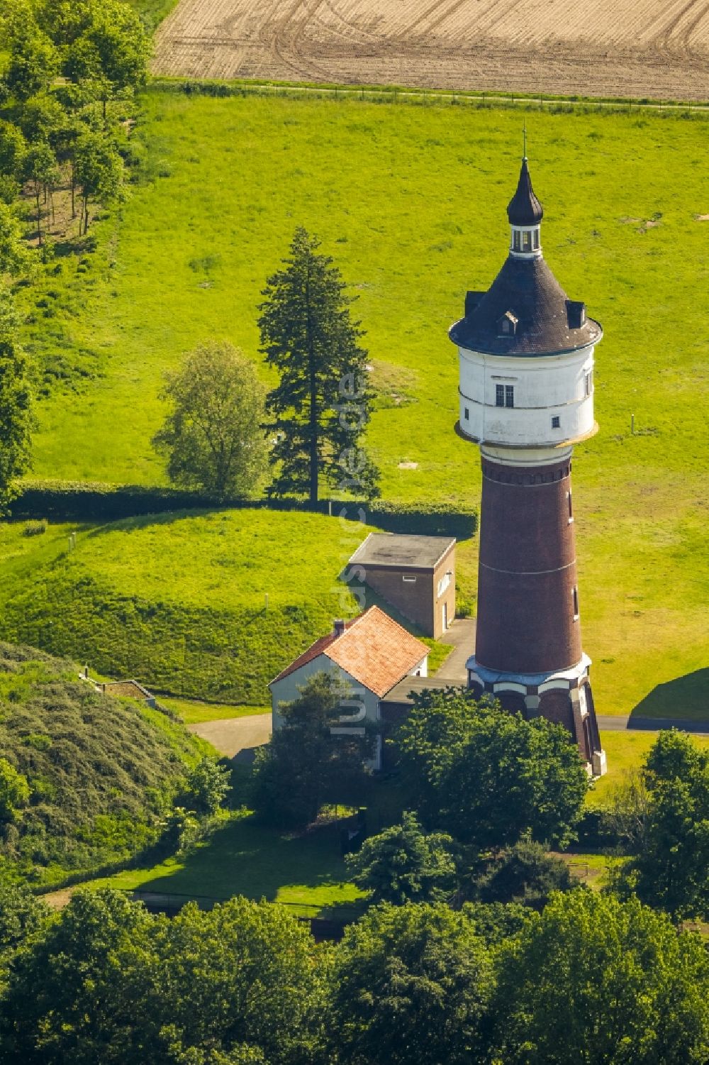 Luftbild Warendorf - Wasserturm in Warendorf im Bundesland Nordrhein-Westfalen