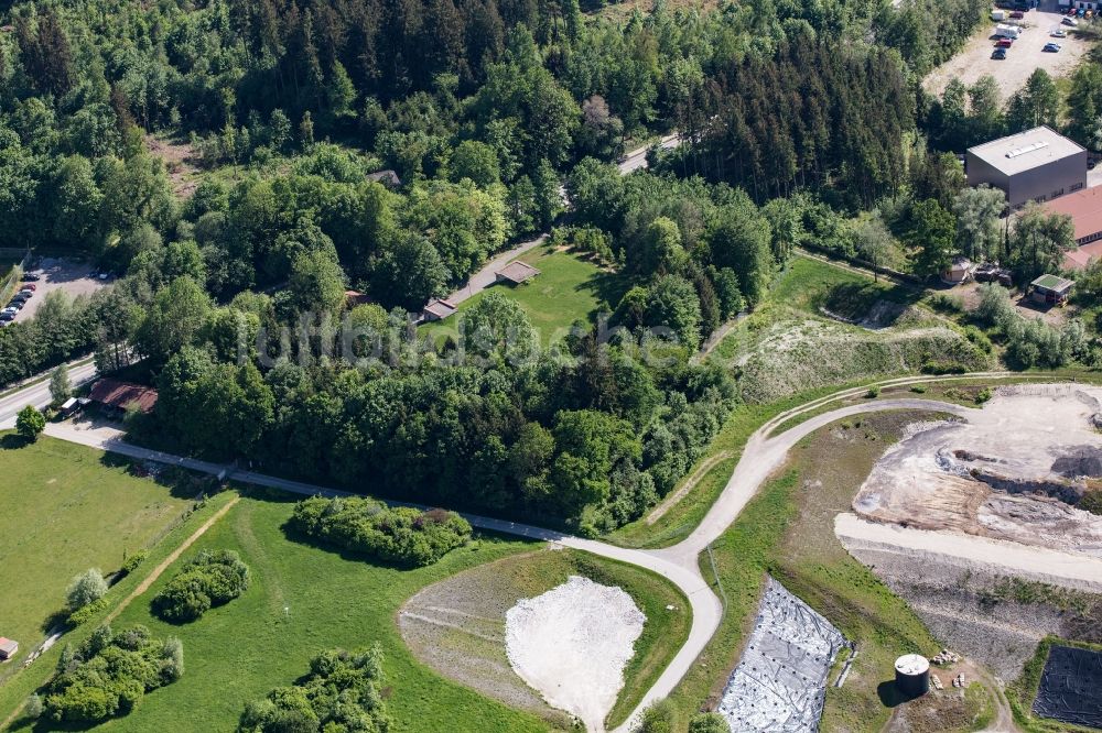 Luftbild Waldering - Wasserwerk - Erdspeicher Anlage in Waldering im Bundesland Bayern, Deutschland