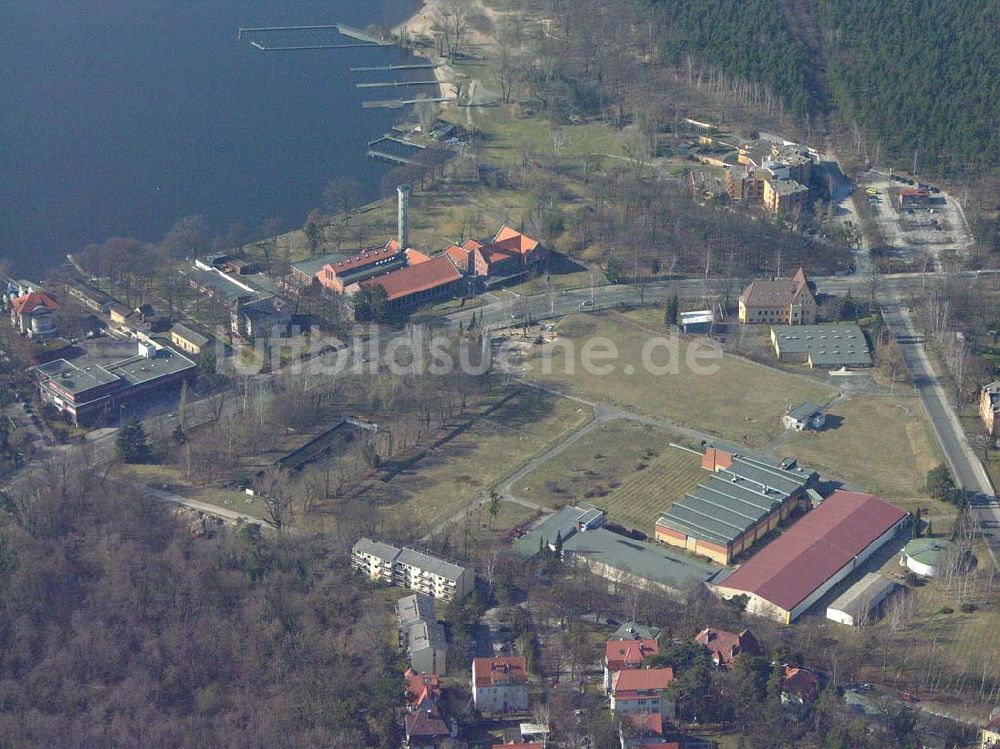 Luftaufnahme Berlin Zehlendorf - Wasserwerk am Kleinen Wannsee