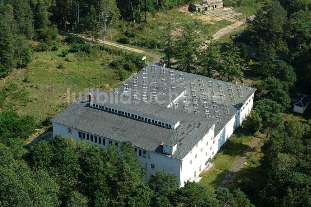 Luftaufnahme Kossa - Wasserwerk in Kossa im Bundesland Sachsen