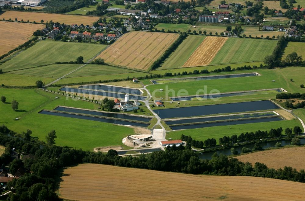 Luftbild Fröndenberg / Ruhr - Wasserwerk der Stadtwerke Hamm GmbH in Fröndenberg / Ruhr im Bundesland Nordrhein-Westfalen