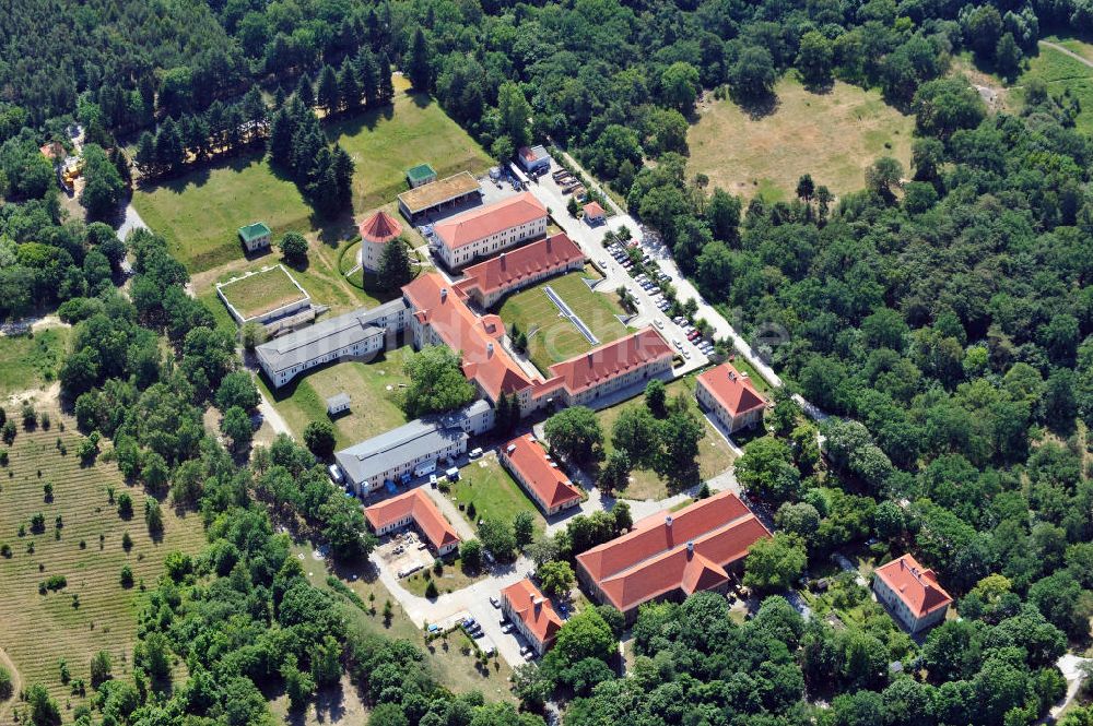 Luftbild Berlin Karlshorst - Wasserwerk Wuhlheide in Berlin-Karlshorst