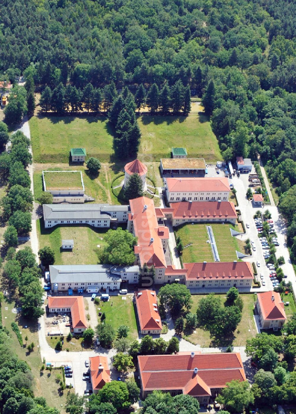 Luftaufnahme Berlin Karlshorst - Wasserwerk Wuhlheide in Berlin-Karlshorst