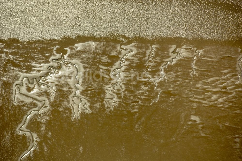 Wedel aus der Vogelperspektive: Wattenmeer - artige Sandaufspülungen am Ufer der Elbe bei Wedel im Bundesland Schleswig-Holstein