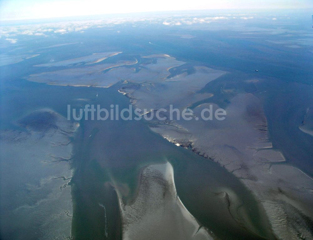 Luftbild Jade-Schweiburg - Wattenmeer bei Jade-Schweiburg an der Nordsee