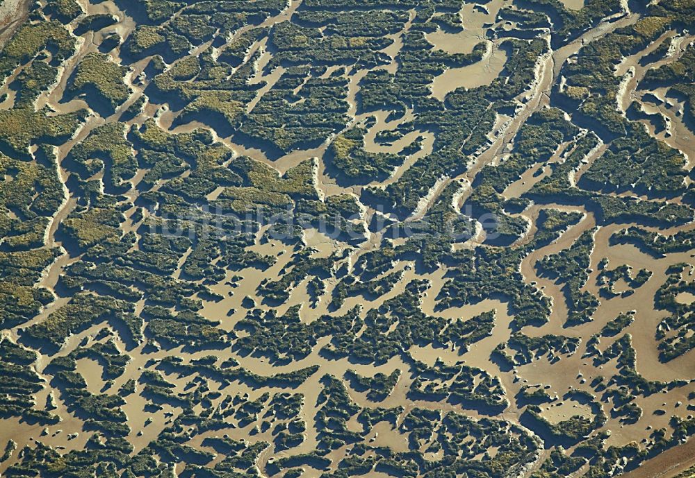 Luftbild Varel - Wattenmeer- Landschaft an der Nordsee- Küste bei Varel im Bundesland Niedersachsen