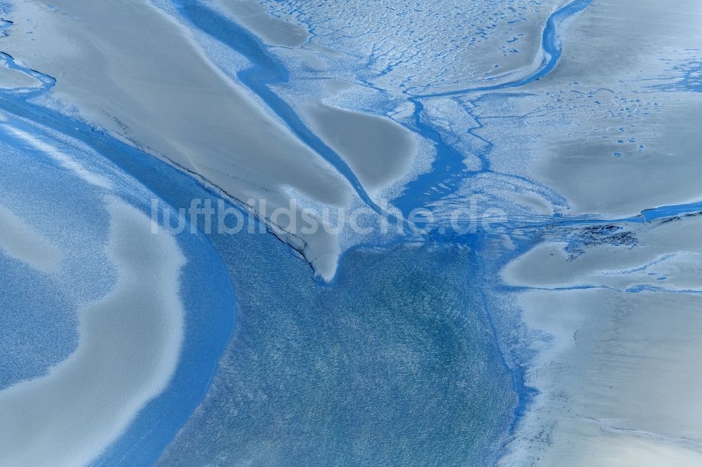 Hedwigenkoog aus der Vogelperspektive: Wattenmeer der Nordsee- Küste von Büsum in Hedwigenkoog im Bundesland Schleswig-Holstein, Deutschland