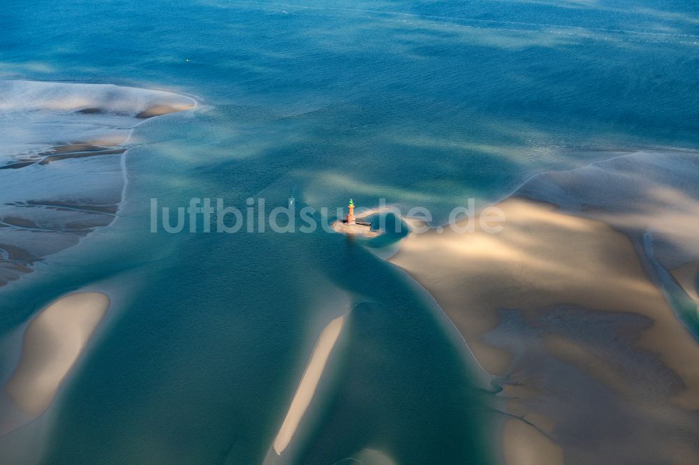 Luftaufnahme Butjadingen - Wattenmeer der Nordsee- Küste in Butjadingen im Bundesland Niedersachsen, Deutschland