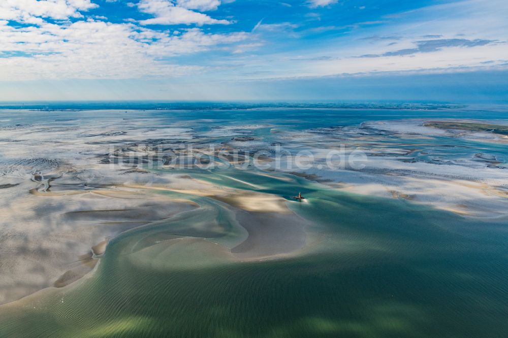 Luftbild Butjadingen - Wattenmeer der Nordsee- Küste in Butjadingen im Bundesland Niedersachsen, Deutschland