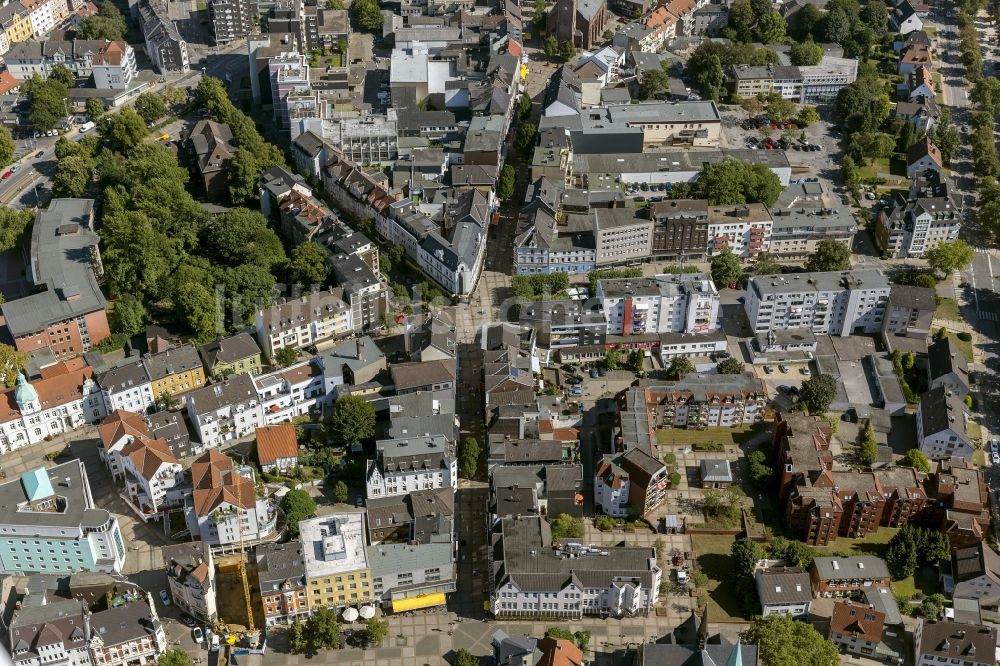 Luftaufnahme Bochum - Wattenscheid Stadtteil von Bochum im Ruhrgebiet in Nordrhein-Westfalen